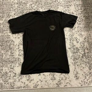 Vans black t shirt with camo logo